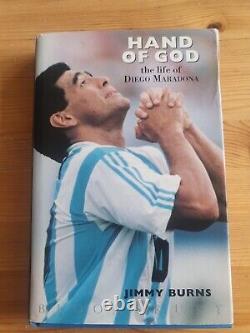 1996 Double Signed First Edition Hand Of God Diego Maradona First Edition