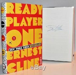 1SIGNED 1st PrintREADY PLAYER ONE AUTOGRAPHED Ernest Cline COA +POSTER