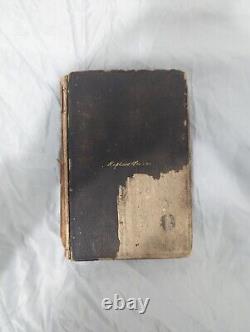1ST EDITION Raphael Semmes / Memoirs of Service Afloat 1869 HANDWRITING