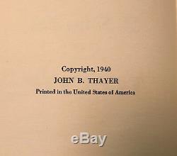 1st Ed 1940 John Thayer Sinking Of The Titanic Signed Ltd. Ed White Star Line