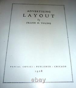 1st Edition 1928 Book Advertising Layout hand signed by Frank H. Young