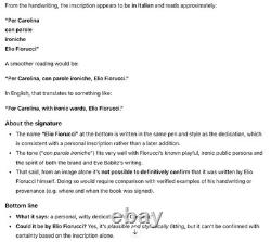 1st Edition SIGNED by Elio FIORUCCI THE BOOK Eve Babitz Harlin Quist 80s vtg