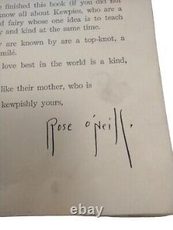1st Edition Signed Copy 1916 The Kewpie Primer by Rose ÓNeill