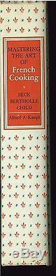 1st Edition Signed Julia Child 1961 Mastering the Art of French Cooking