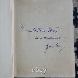 1st Edition Tappan's Burro and Other Stories by Zane Grey 1923-SIGNED