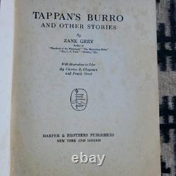 1st Edition Tappan's Burro and Other Stories by Zane Grey 1923-SIGNED 1st Edition Tappan's Burro and Other Stories by Zane Grey 1923-SIGNED