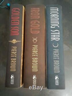 1st Signed Limited Subterranean Press Red Rising 2-4 by Pierce Brown Golden Son