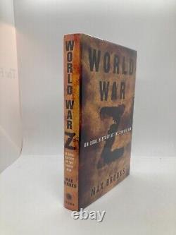 2006 1st Edition/Printing WORLD WAR Z by Max Brooks SIGNED