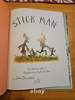 2008 Signed First Edition Julia Donaldson Stick Man