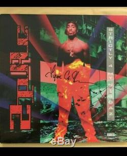 2Pac Tupac Shakur Signed Autograph Vinyl Cover 1st Press Edition Hip Hop RAREST