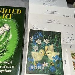 5 Letters From Elizabeth Yates + Signed 1st Edition of The Lighted Heart