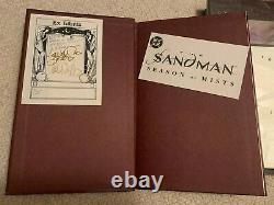 5TH Lot of 3 Gaiman items (Sandman hardcovers, signed by Neil himself) RARE