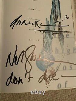 5TH Lot of 3 Gaiman items (Sandman hardcovers, signed by Neil himself) RARE