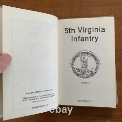 5th Virginia Infantry by Lee A. Wallace Jr. Signed 1st Edition 1988