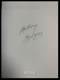 A Clockwork Orange SIGNED by ANTHONY BURGESS Mint Hardback Folio Society