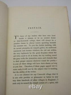 A Cotswold Village SIGNED J. ARTHUR GIBBS 1898 1st Edition Ablington/Bibury