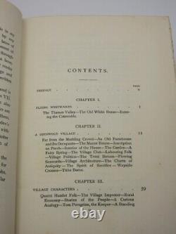 A Cotswold Village SIGNED J. ARTHUR GIBBS 1898 1st Edition Ablington/Bibury