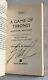 A Game Of Thrones-George R. R. Martin Uk 1st Preview Ediiton SIGNED