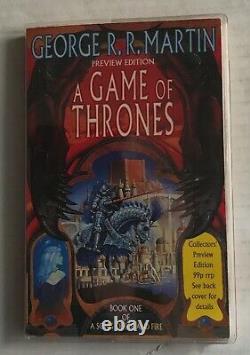 A Game Of Thrones-George R. R. Martin Uk 1st Preview Ediiton SIGNED