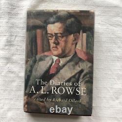 A L Rowse Letters Ed Richard Ollard 1st HB/DW + Signed Aerogramme Letter