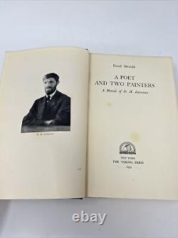 A Poet and Two Painters by Knud Merrild SIGNED HC 1st 1939 D. H. Lawrence Memoir