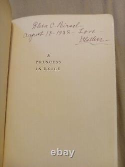 A Princess In Exile 1932 Signed 1st Edition Marie Grand Duchess Of Russia