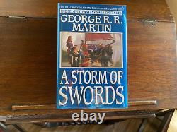 A STORM OF SWORDS, George R. R. Martin SIGNED 1st/1st 2000 HCDJ