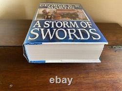 A STORM OF SWORDS, George R. R. Martin SIGNED 1st/1st 2000 HCDJ