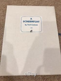 A Screenplay (for Good Omens) by Neil Gaiman SIGNED Limited Edition Numbered