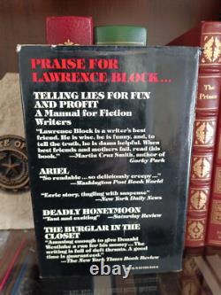 A Stab In The Dark Lawrence Block Signed 1st Edition Hcdj 1981 Good
