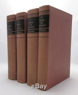 A Study of History SIGNED Arnold Toynbee Full 10 Volume Set First Edition