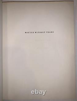 ALEISTER CROWLEY, 1 of 100, MAGICK WITHOUT TEARS, 1st PROSPECTUS & SIGNED LETTER