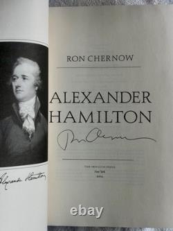 ALEXANDER HAMILTON / Ron Chernow Signed 1st Edition/1st Printing 2004 Penguin VG