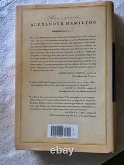 ALEXANDER HAMILTON / Ron Chernow Signed 1st Edition/1st Printing 2004 Penguin VG