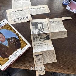 AUDIE MURPHY AMERICAN SOLDIER 1st Edition Signed By Harold Simpson Bicentennial