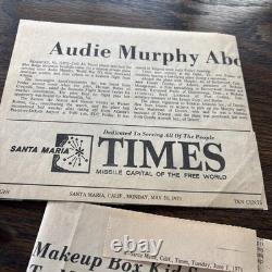 AUDIE MURPHY AMERICAN SOLDIER 1st Edition Signed By Harold Simpson Bicentennial