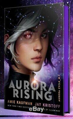 AURORA RISING Amie Kaufman Jay Kristoff SIGNED NUM. SPRAYED EDGES SoldOut PrePub