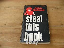 Abbie Hoffman Steal This Book Signed 1st Edition 1971 chicago 7