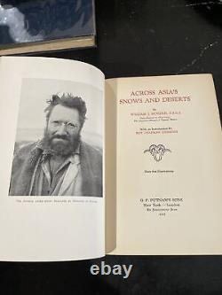 Across Asia's Snows and Deserts William Morden 1927 signed 1st edition