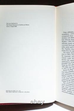 Addresses of Jimmy Carter Governor of Georgia 1971-1975 / Signed 1st Edition