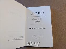 Adventures of a Physicist, Luis W. Alvarez, SIGNED, 1st Edition/1st, 1987, HC/DJ