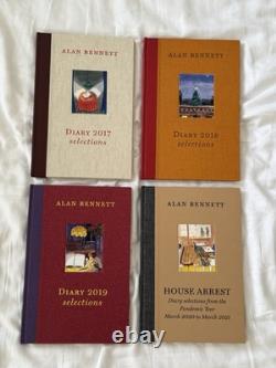 Alan Bennett Diary Selections 4 Signed 1st Edition Slipcased HB Books RARE