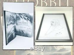 Alan Lee The Hobbit Sketchbook + Original Drawing (Gandalf) SIGNED & Dated UK
