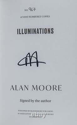 Alan Moore / Illuminations Signed 1st Edition 2022
