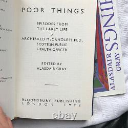 Alasdair Gray Poor Things 1st HB Ed DW SIGNED BY AUTHOR