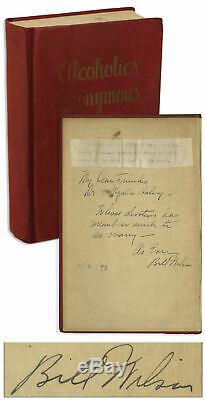Alcoholics Anonymous SIGNED 1st Edition / 1st Printing
