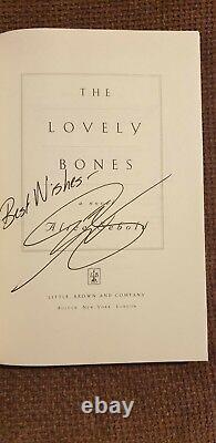 Alice Sebold Lovely Bones USA 1st Edition 1st Print-Signed H/B Best Wishes