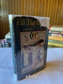 All That Matters by Edgar A. Guest (1922 1st Edition, Signed Presentation Copy)