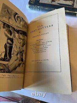 All That Matters by Edgar A. Guest (1922 1st Edition, Signed Presentation Copy)