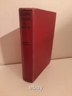 Allan Peverett, Death Stalks in Kenya. Signed 1st Edition Hardback 1957
